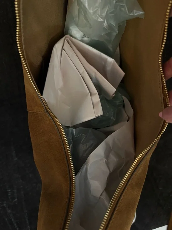 NWOT Madewell, The Essential Curve Shoulder Bag in Aged Cognac - Picture 11 of 13